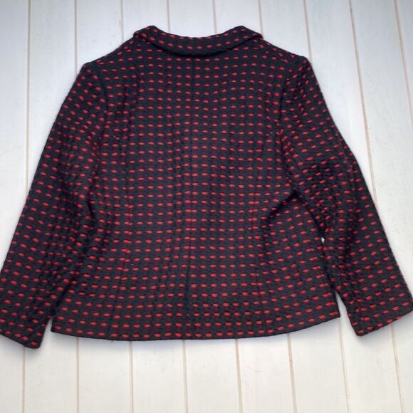 Elegant Red and Navy Women's Skirt Set - Picture 4 of 16